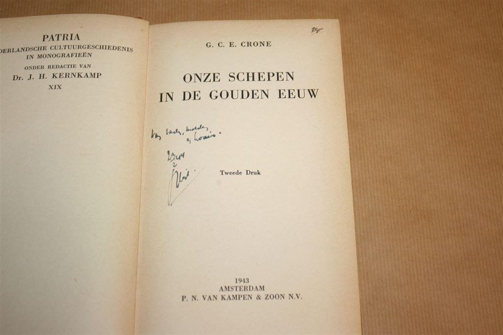 Boek: Onze schepen in de gouden eeuw, Verzamelen, Gebruikt, N.v.t., N.v.t., Ophalen of Verzenden