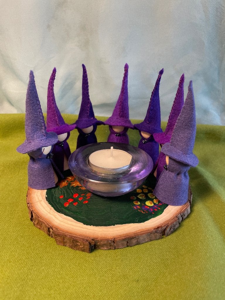 Heksenkringetje met lichtje, Ophalen of Verzenden, Nieuw, Figuurtje(s), Wolvilt
