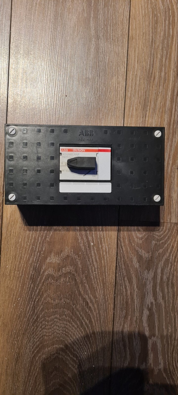 ABB Schakelkast 110 x 220 mm. 4 -polig 40A., Ophalen of Verzenden, Zo goed als nieuw, ABB, Overige typen