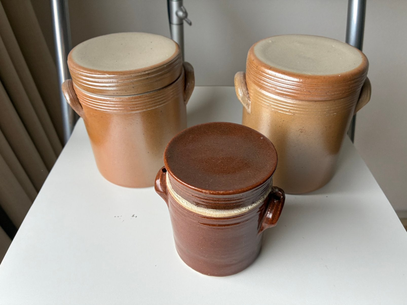 Drie Franse Grespotten, Antiek en Kunst, Curiosa en Brocante, Ophalen