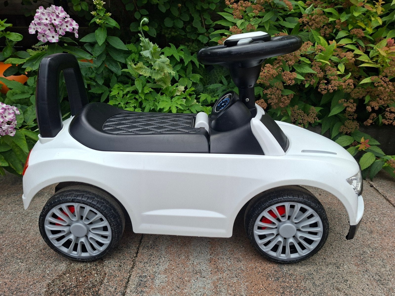 Loopauto wit met geluid, Ophalen, Gebruikt, Loopvoertuig