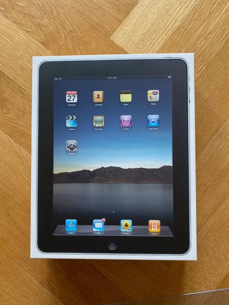 Originele Lege Doos Apple iPad 1st Gen (2010) - 64GB 3G, Computers en Software, Apple iPads, 10 inch, Apple iPad, Ophalen of Verzenden