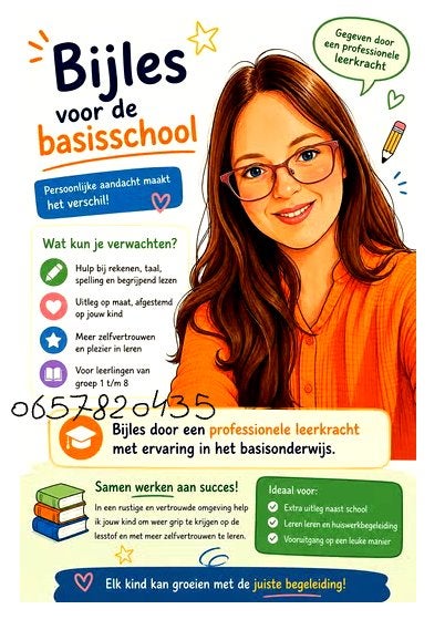 Speciale Bijles voor groep 7 en 8 kinderen, Diensten en Vakmensen, Bijles, Privé-les en Taalles, Privéles, Bijles