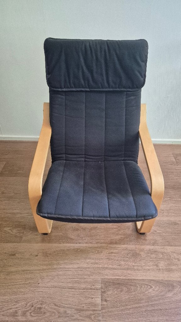 Poäng stoel GRATIS af te halen, Huis en Inrichting, Ophalen, Gebruikt, Zwart, Eén