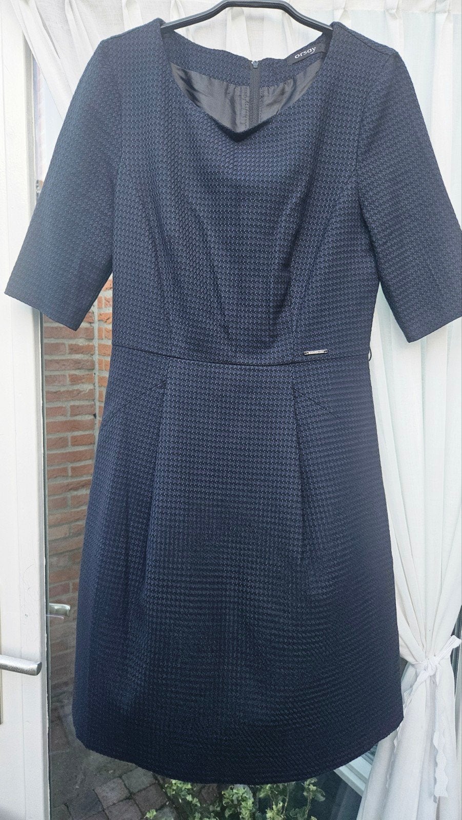 Orsay Business Look Jurk Maat 36, Blauw, Ophalen of Verzenden, Zo goed als nieuw, Maat 36 (S)