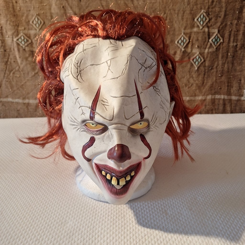 Horror Clown Masker voor Halloween – Gloednieuw (Latex), Ophalen of Verzenden, Nieuw, Feestartikel, Halloween of Griezel