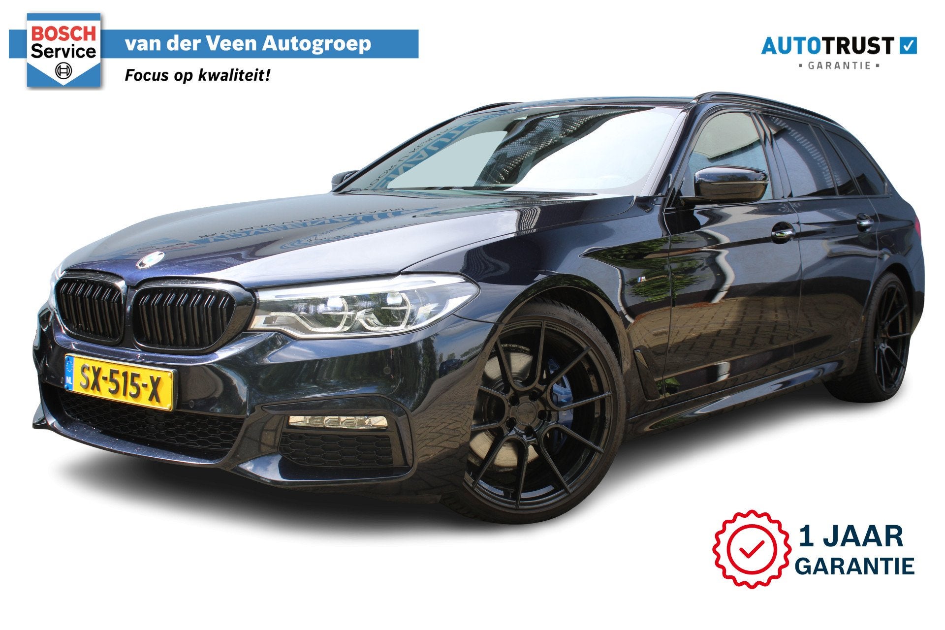 BMW 5 Serie Touring 530i High Executive M-sport | Incl. 12 m, 1998 cc, Achterwielaandrijving, Gebruikt, Euro 6