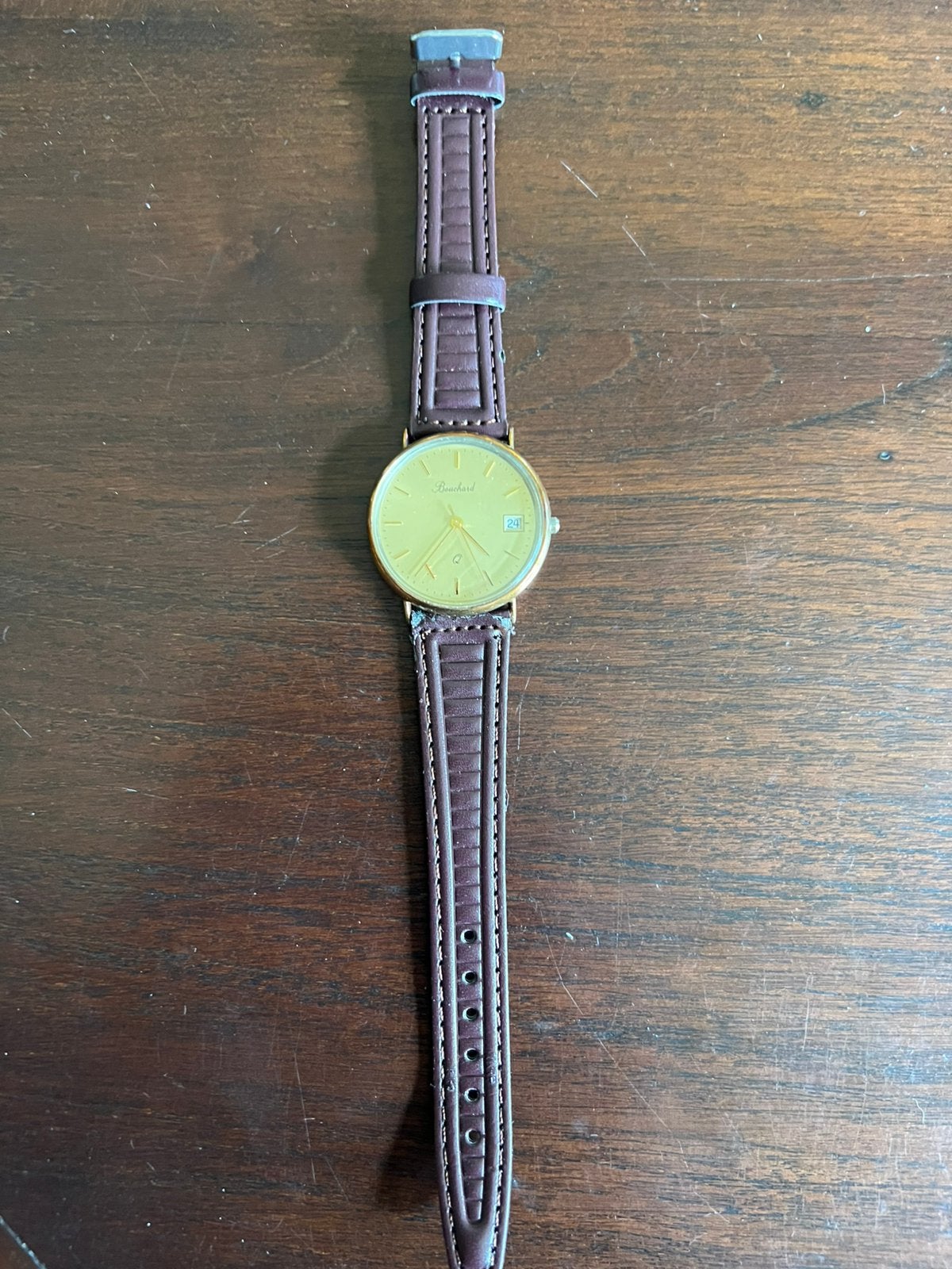 Foto 3 van Goud herenhorloge 3 stuks