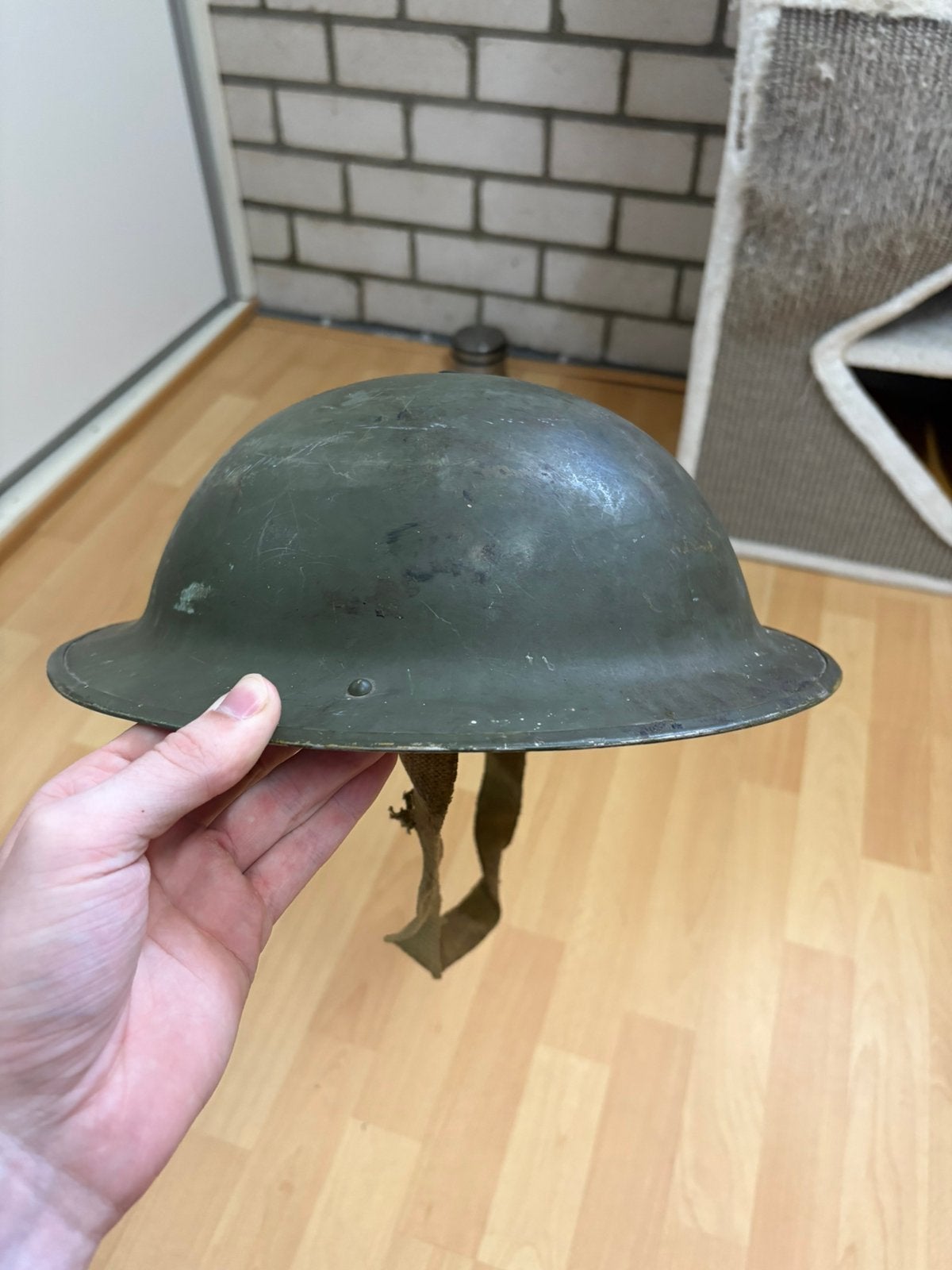 Britse ww2 mk2 helm, Verzamelen, Militaria | Tweede Wereldoorlog, Ophalen of Verzenden, Engeland, Helm of Baret