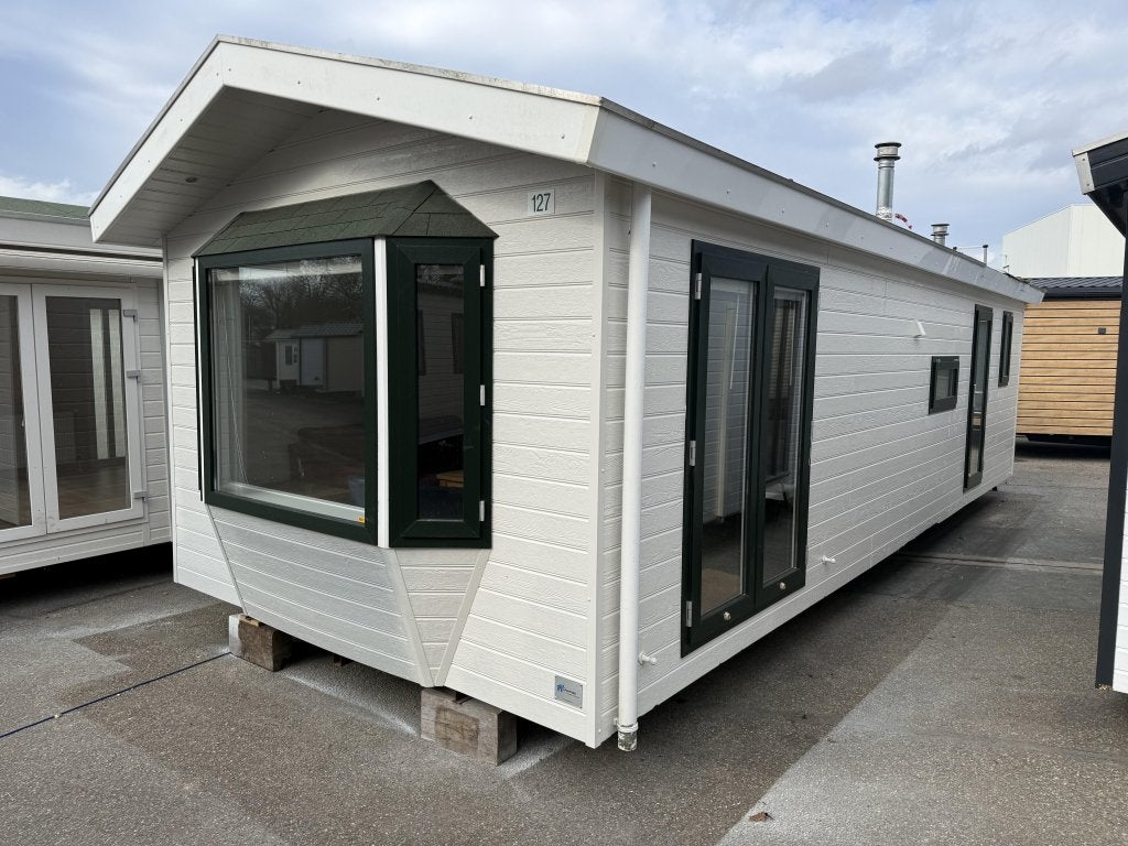 Klein Paradijs Chalet 9.90 x 3.70 m 2 Slp Dubbelglas, Caravans en Kamperen, Stacaravans, Niet ingevuld, Niet ingevuld, Niet ingevuld