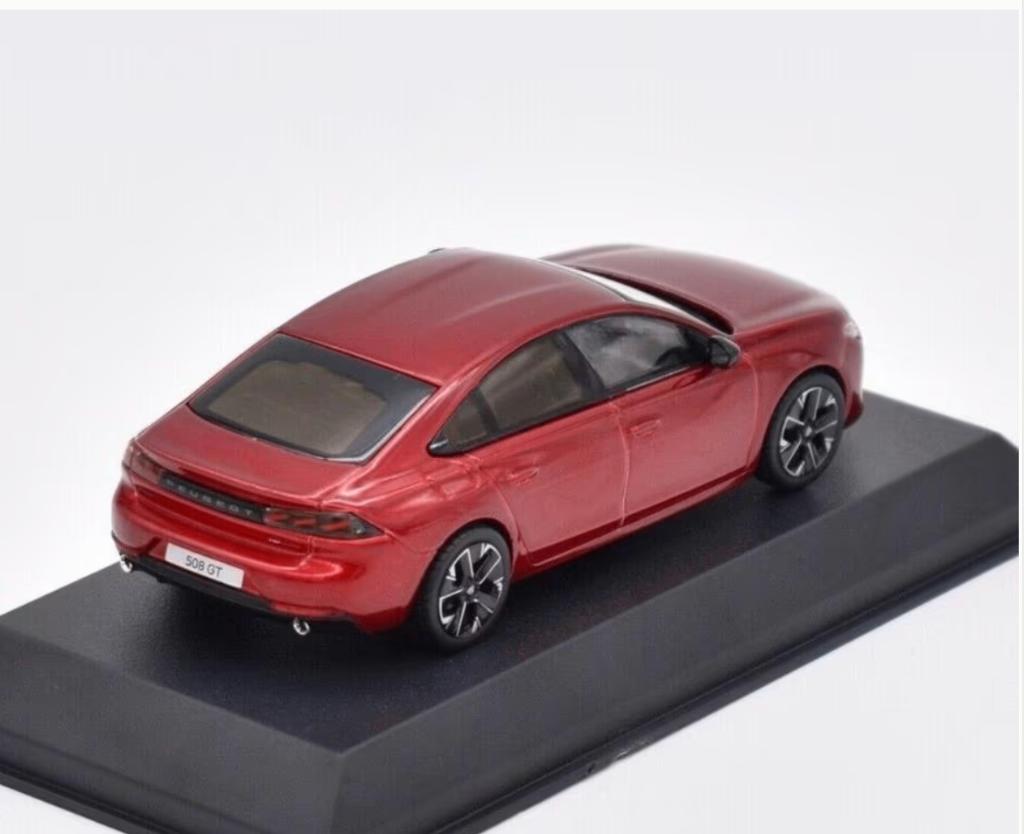 Peugeot 508 GT Hybrid 2023 rood schaal 1/43 NOREV ref 475831, Verzenden, Nieuw, Auto, Norev