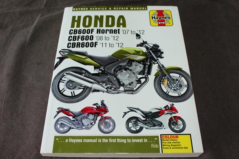 Honda CB600F Hornet CBF600 CBR600F 2007-2012 werkplaatsboek, Motoren, Handleidingen en Instructieboekjes, Ophalen of Verzenden