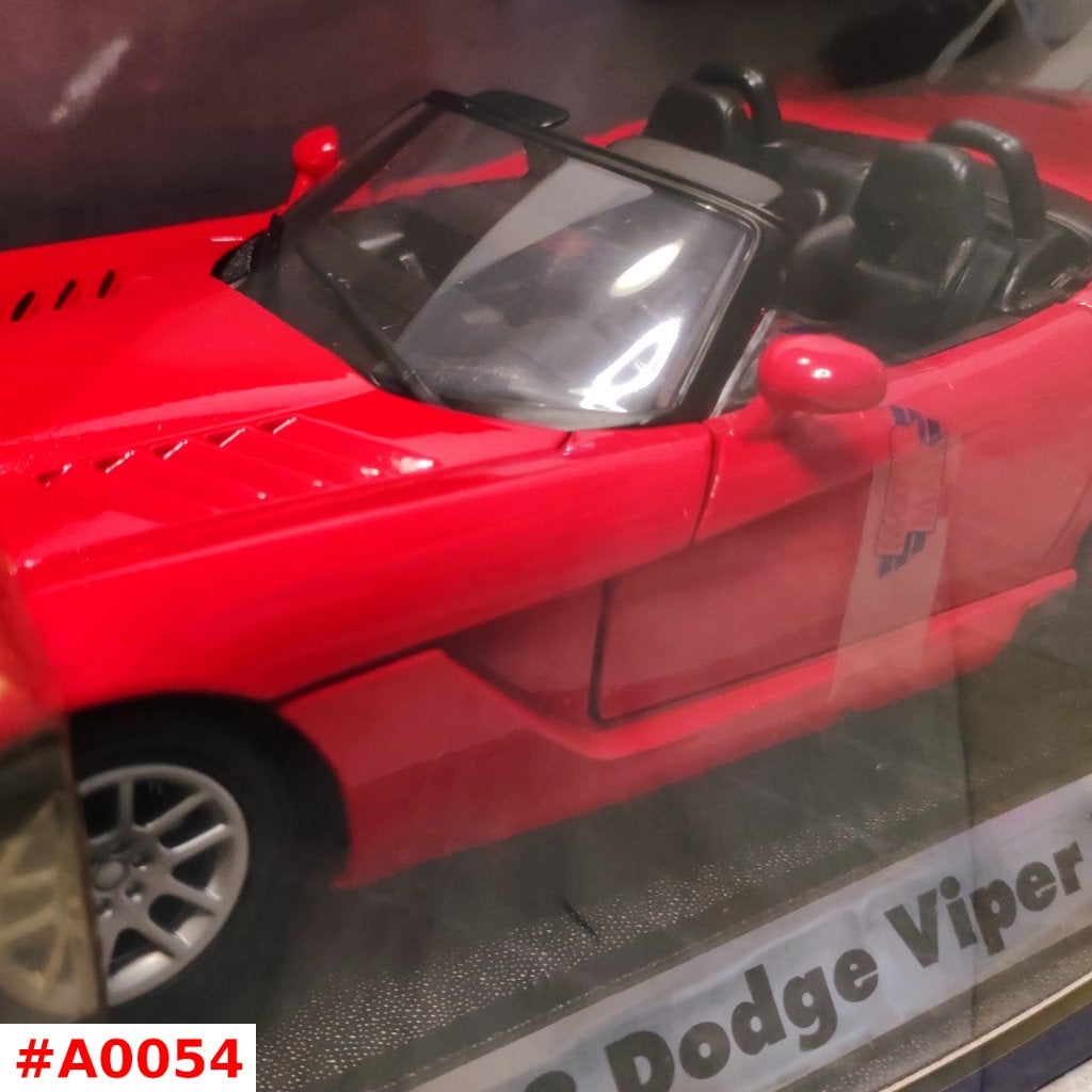 Dodge Viper RT-10 Convertable 2003 red Motor Max 1:18 Nieuw, Hobby en Vrije tijd, Modelauto's | 1:18, Ophalen of Verzenden, Nieuw
