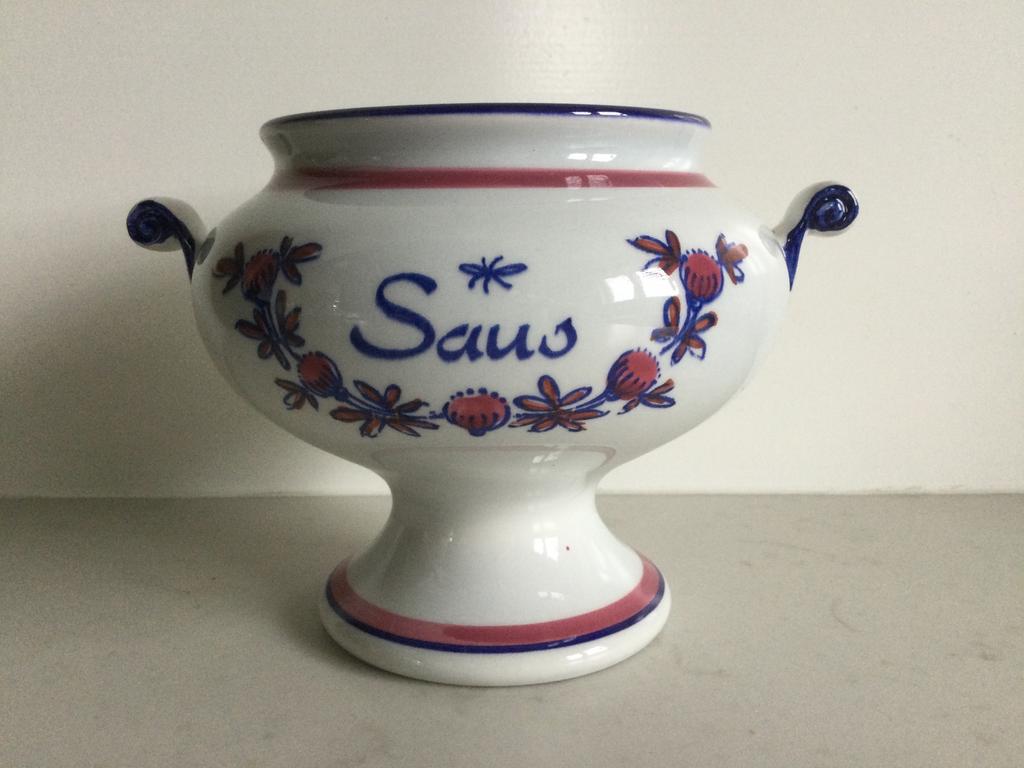 Sauskom Zenith handbeschilderd H11 B16cm, Antiek en Kunst, Ophalen of Verzenden