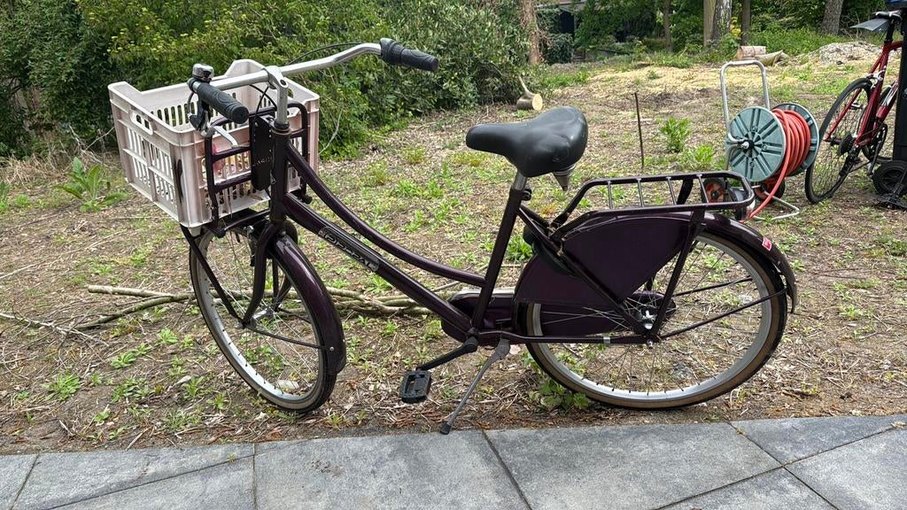 Paarse popal fiets 26 inch, Fietsen en Brommers, Minder dan 47 cm, Ophalen, Gebruikt