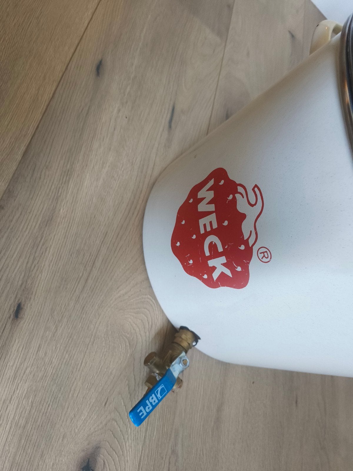 Bierbrouw pan met filter en kraan - 30 liter, Ophalen, Gebruikt