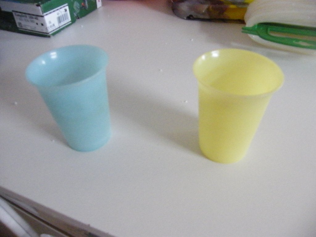 tupperware drinkbekers, Ophalen of Verzenden, Zo goed als nieuw, Blauw, Beker of Kan
