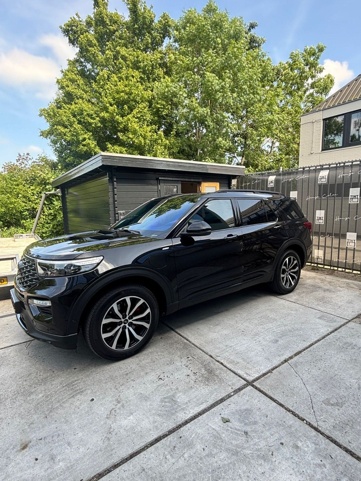 Ford Explorer 3.0 V6 Ecoboost Phev 457pk Aut 2021 Zwart, Auto's, Automaat, 2441 kg, Zwart, Plug-in hybride
