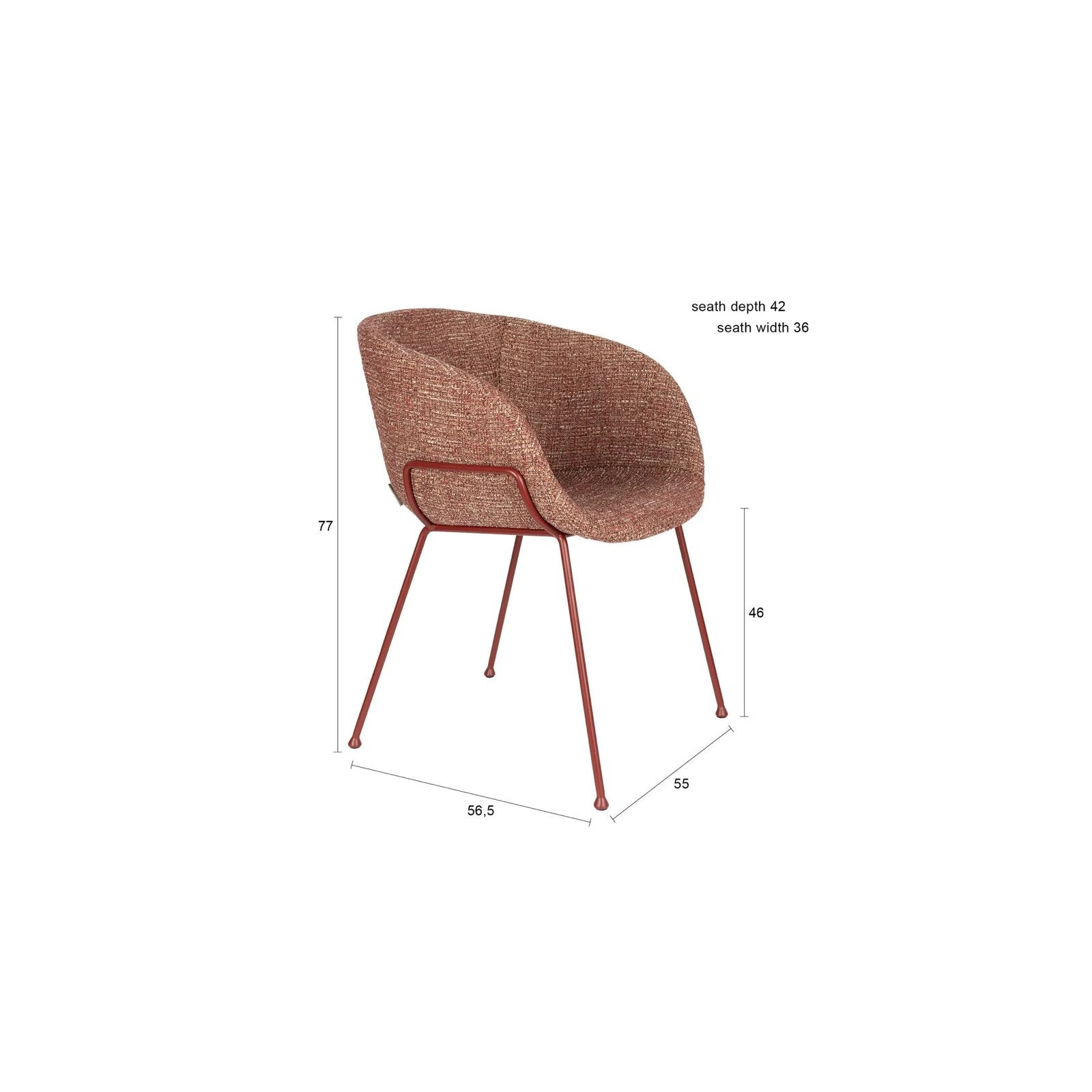Beautiful Zuiver Feston dining chair, Ophalen, Nieuw, Vijf, Zes of meer stoelen