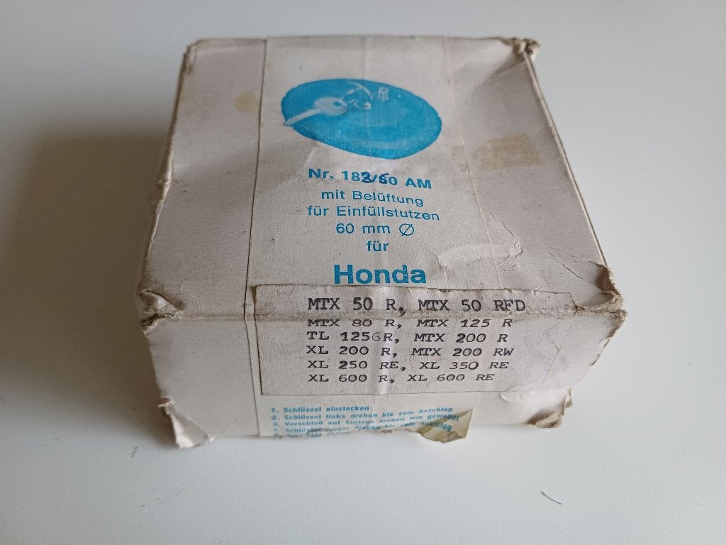 Honda MTX benzine tank dop met sleutels nieuw in doosje, Ophalen of Verzenden, Nieuw, Tank, Overige merken