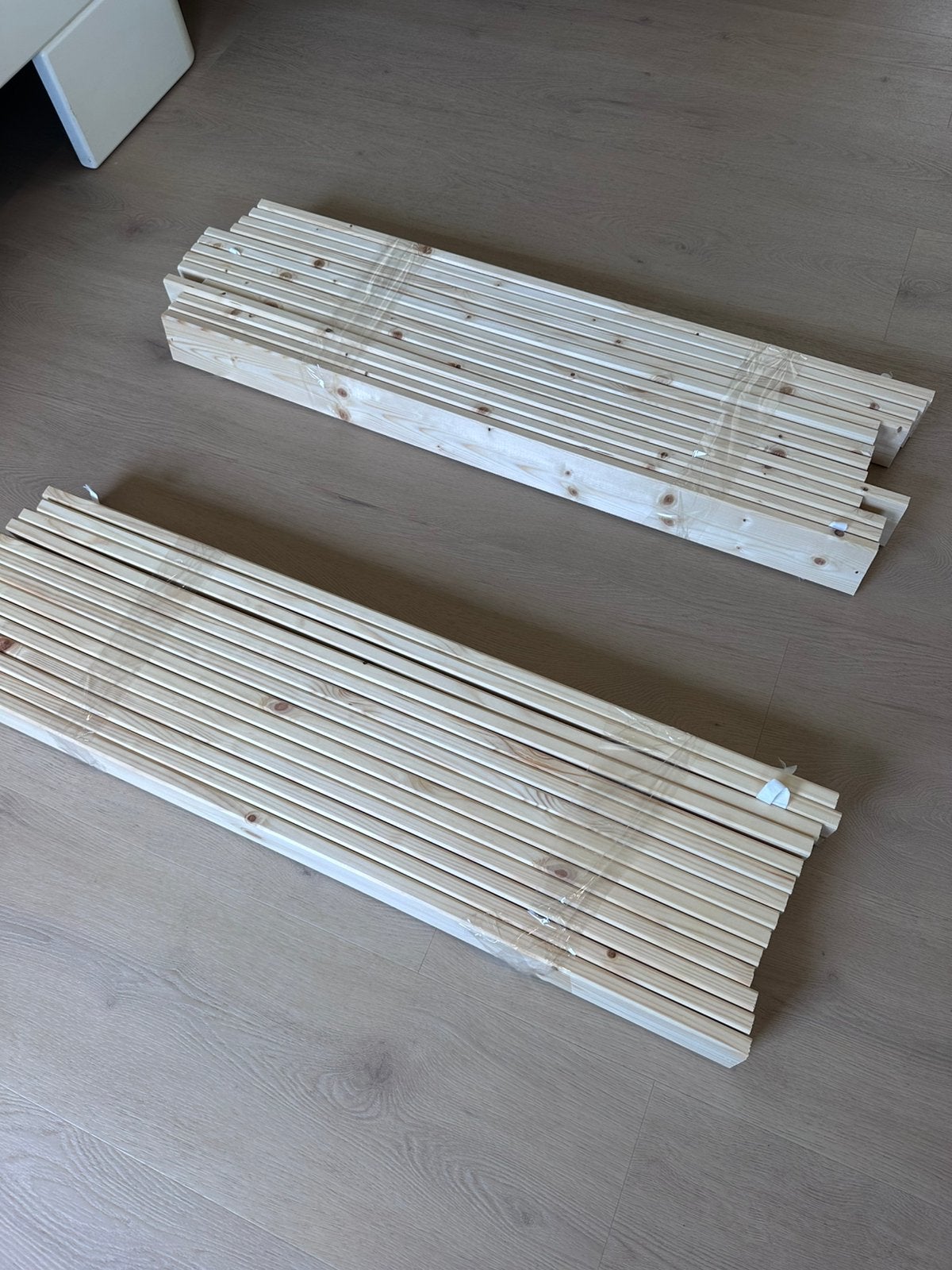 2x latten bodems hout Helemaal nieuw 200x90, Ophalen, Zo goed als nieuw, Eenpersoons, 90 cm