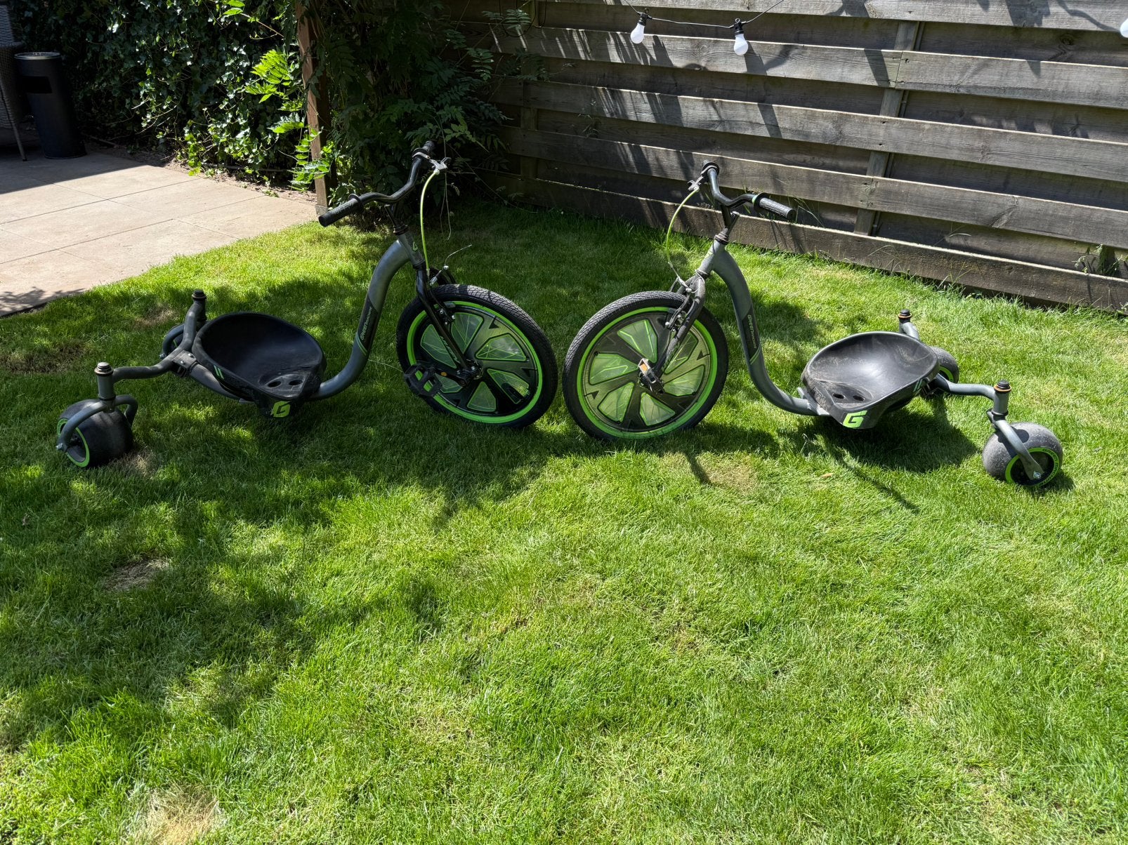 360 graden driewielers, Ophalen, Gebruikt