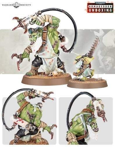 Warhhamer 40k Orb Painboy met Grot Armageddon, Ophalen of Verzenden, Nieuw, Warhammer 40000, Figuurtje(s)