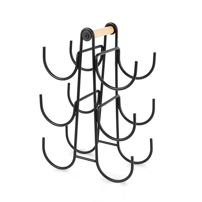 Wijnrek voor 6 flessen 26,6x14xH37,5cm | Nieuw Op=Op Deals !, Ophalen of Verzenden, Nieuw, Metaal, 5 tot 15 flessen