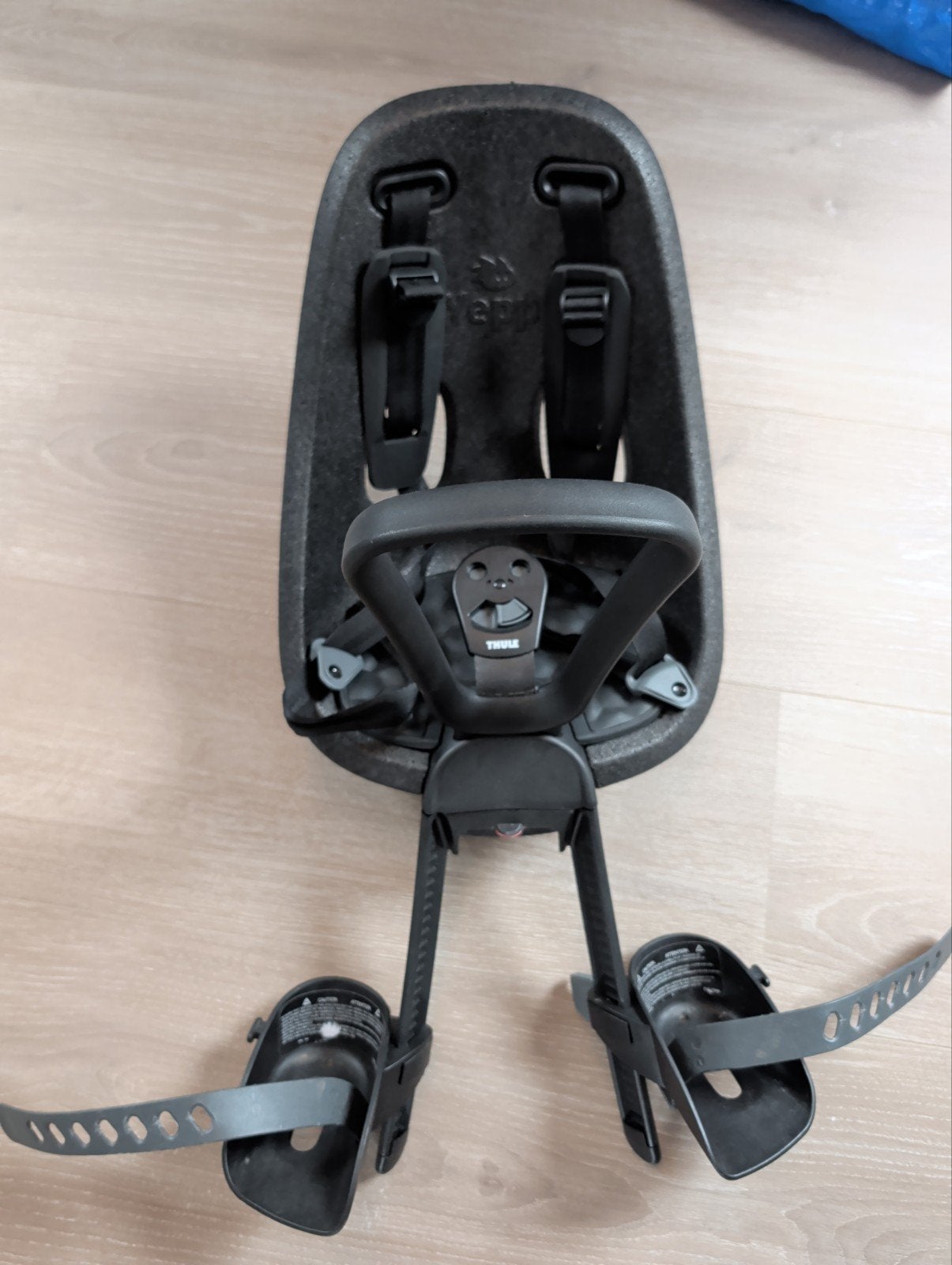 Thule Yepp Mini fietszitje met nieuw windscherm, Ophalen, Gebruikt, Voorzitje, Thule