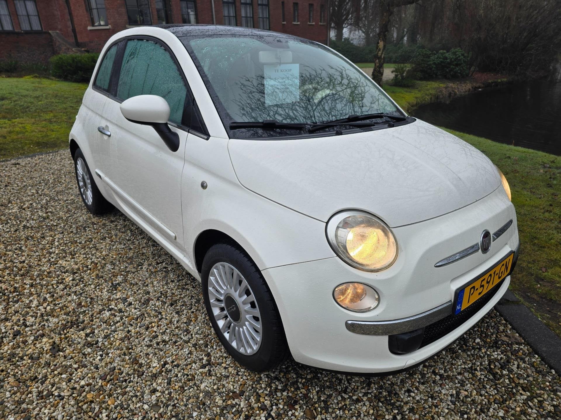 Fiat 500 1.2 Naked DAK/airco *apk:03-2027*, Voorwielaandrijving, Euro 5, Gebruikt, 4 cilinders