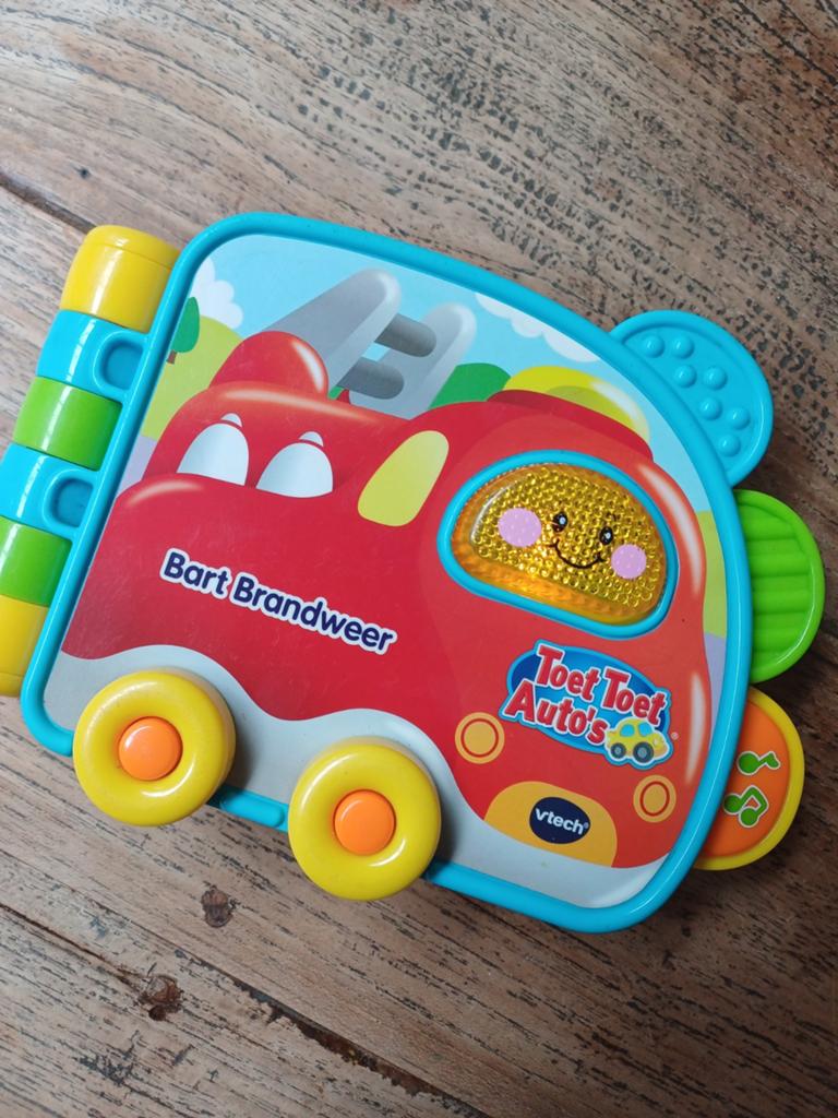 VTech Toet Toet Auto's Bart Brandweer Boekje, Ophalen of Verzenden, Gebruikt, 6 maanden tot 2 jaar