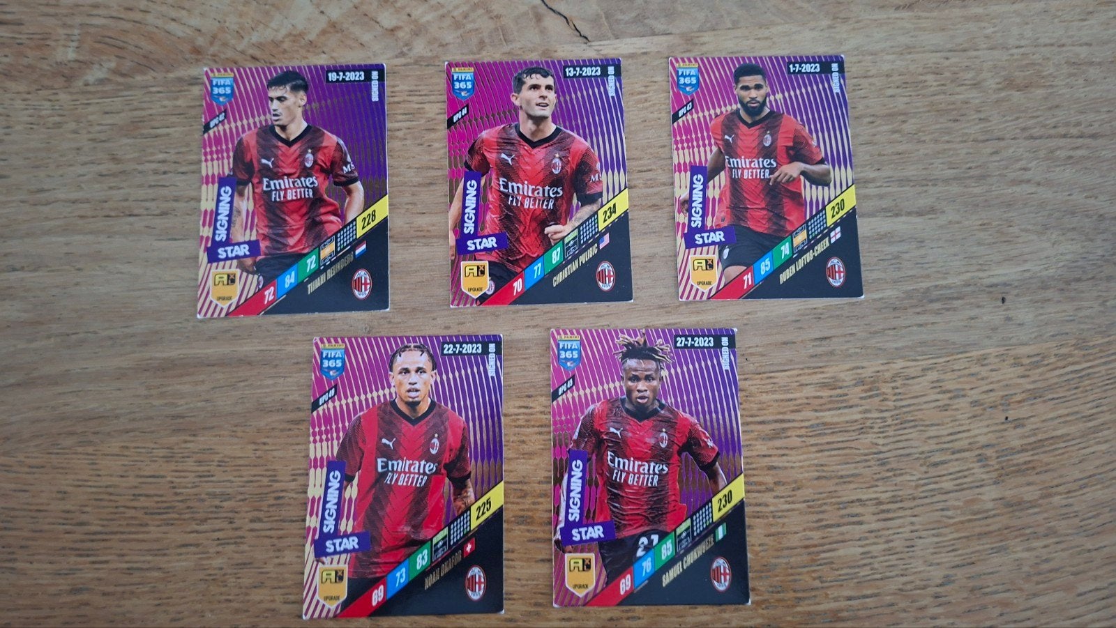 FIFA 365 Adrenalyn XL 2023 AC Milan Voetbalkaarten Set, Verzamelen, Ophalen of Verzenden, Zo goed als nieuw, Buitenlandse clubs