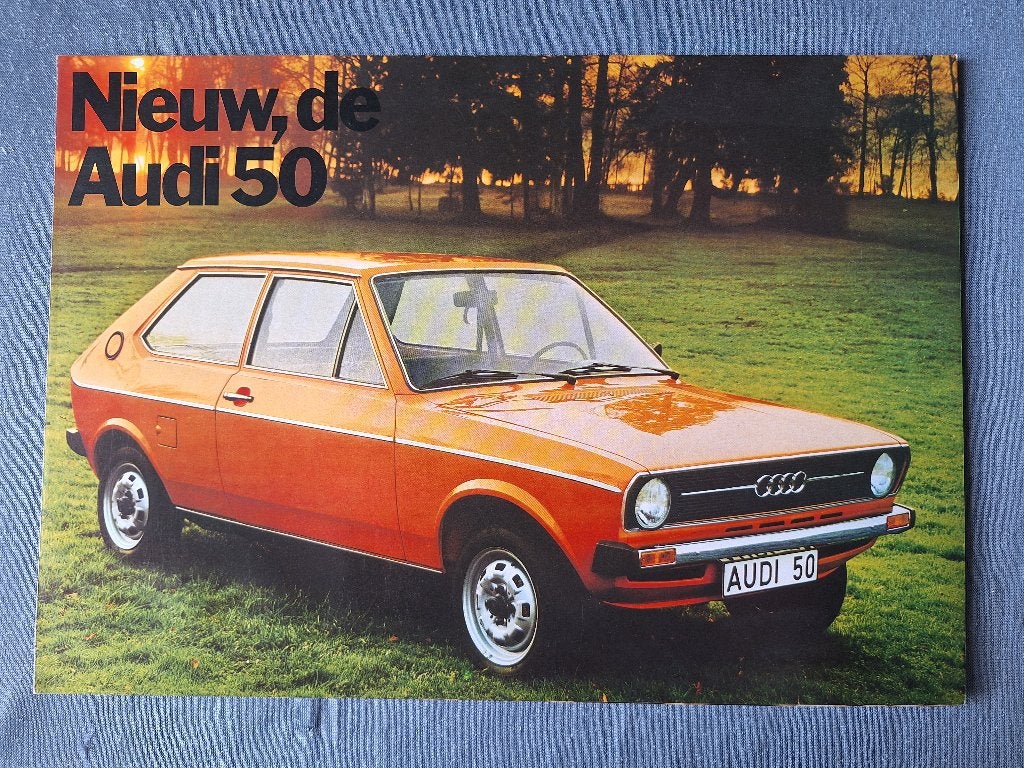 Brochure AUDI 50  - NL., Verzenden, Zo goed als nieuw, Audi