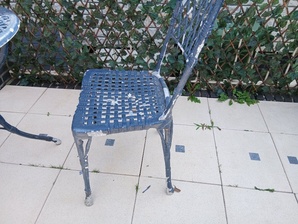 Gietijzeren tuinset, Overige materialen, Gebruikt, Tuinset, Ophalen