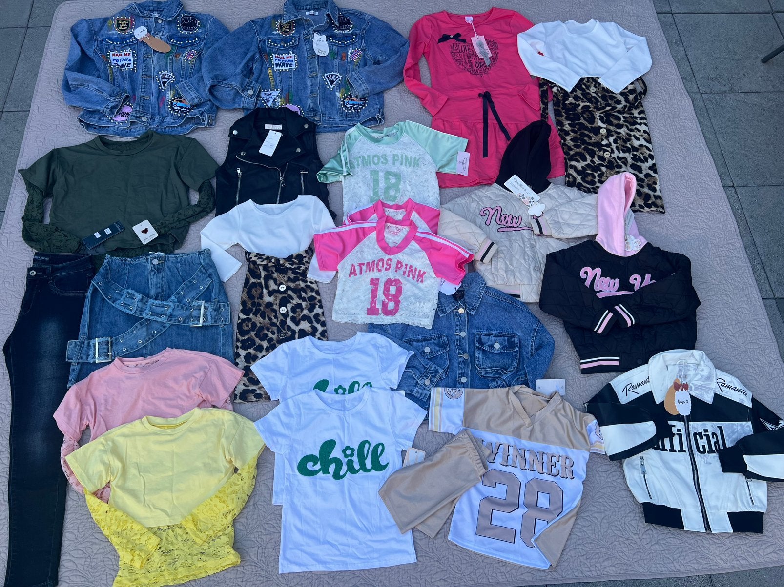 Partij meisjes kleding nieuw 22 stuks, Ophalen of Verzenden, Nieuw