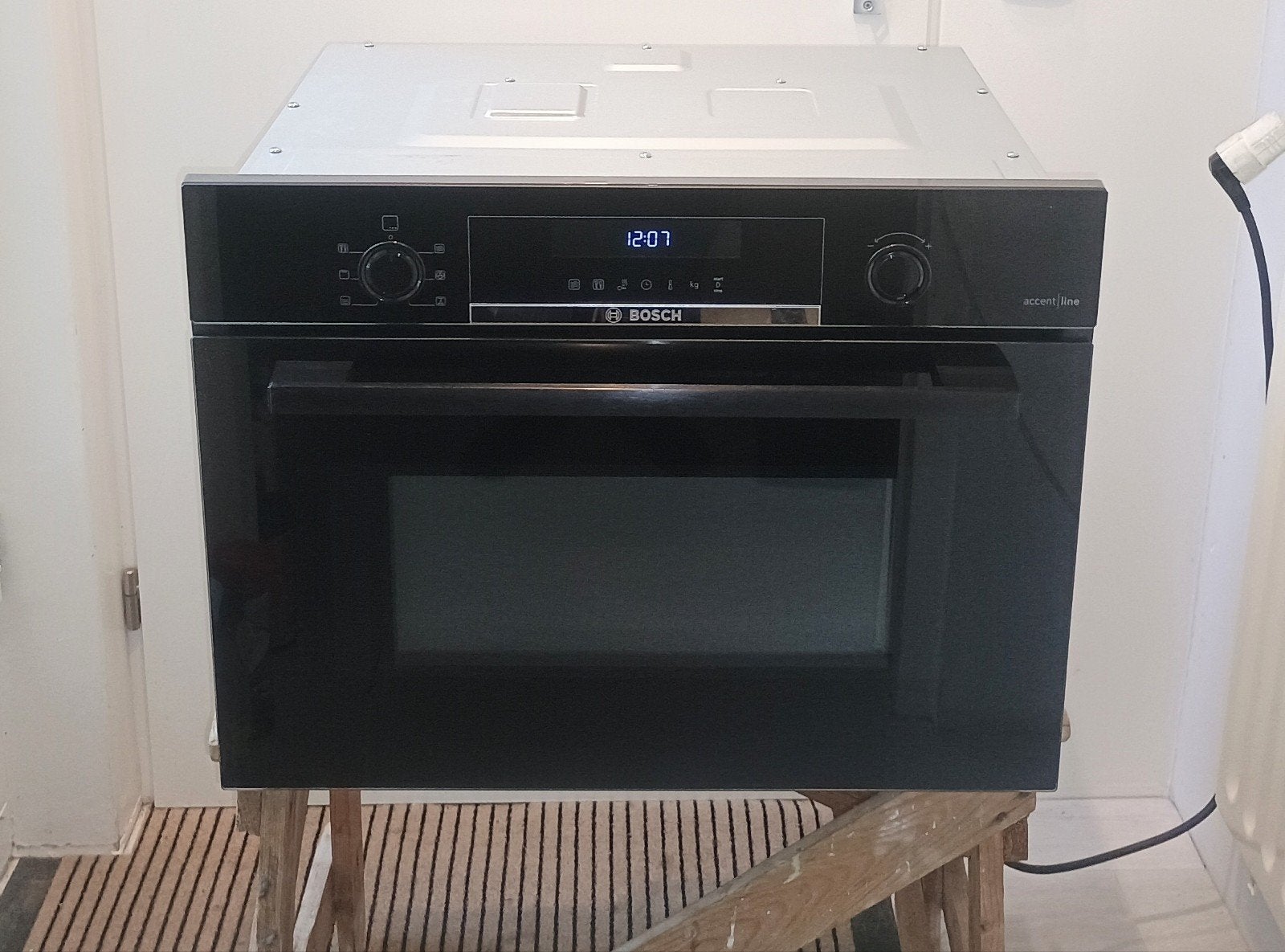 Bosch inbouw combimagnetron heteluchtoven E-nr: CMA485GB0/01, Witgoed en Apparatuur, Combimagnetron, Gebruikt, ., Ophalen of Verzenden