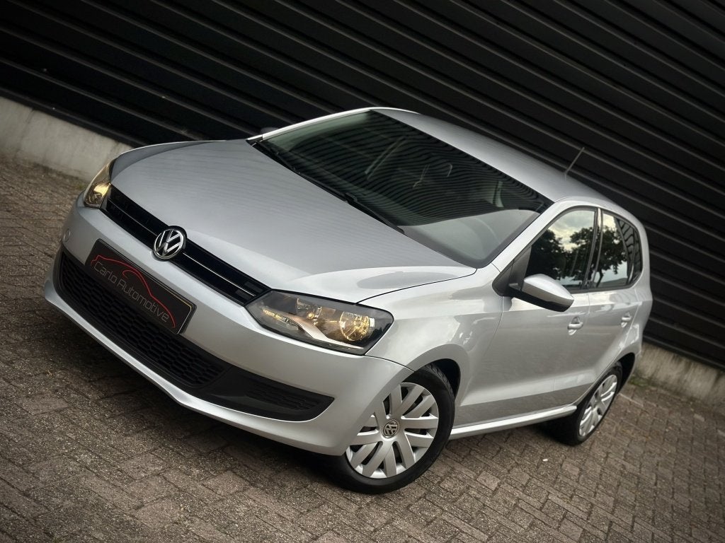 Volkswagen Polo 1.2 TSI 90PK! AIRCO | 5 DEURS | 4 Cilinder, Auto's, Euro 5, Stof, Zwart, 4 cilinders