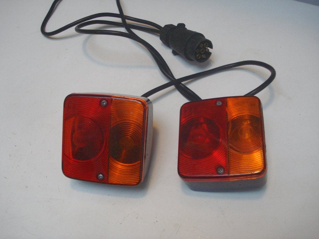 Lampen set voor fietsendrager of aanhanger boottrailer, Elektrische fiets, Ophalen of Verzenden, Zo goed als nieuw, Fietsendrager-accessoire
