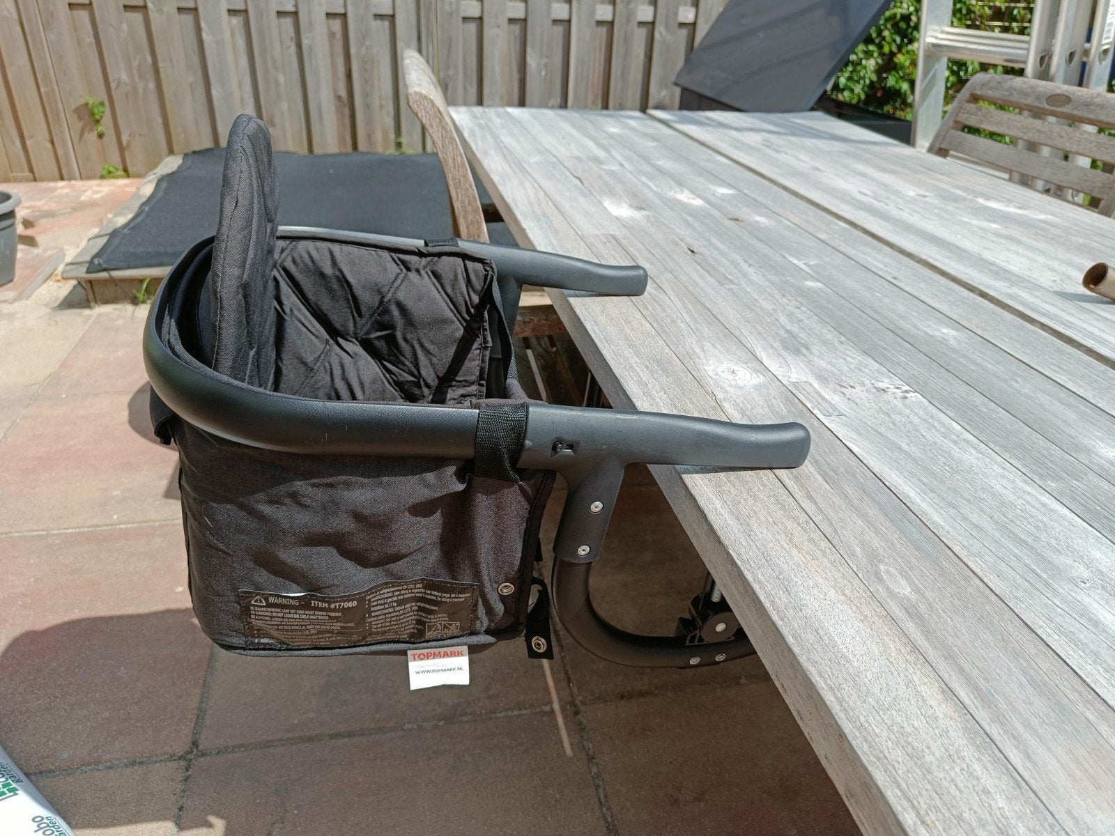 Hangstoel voor aan tafel, Kinderen en Baby's, Kinderstoelen, Ophalen, Zo goed als nieuw, Inklapstoel