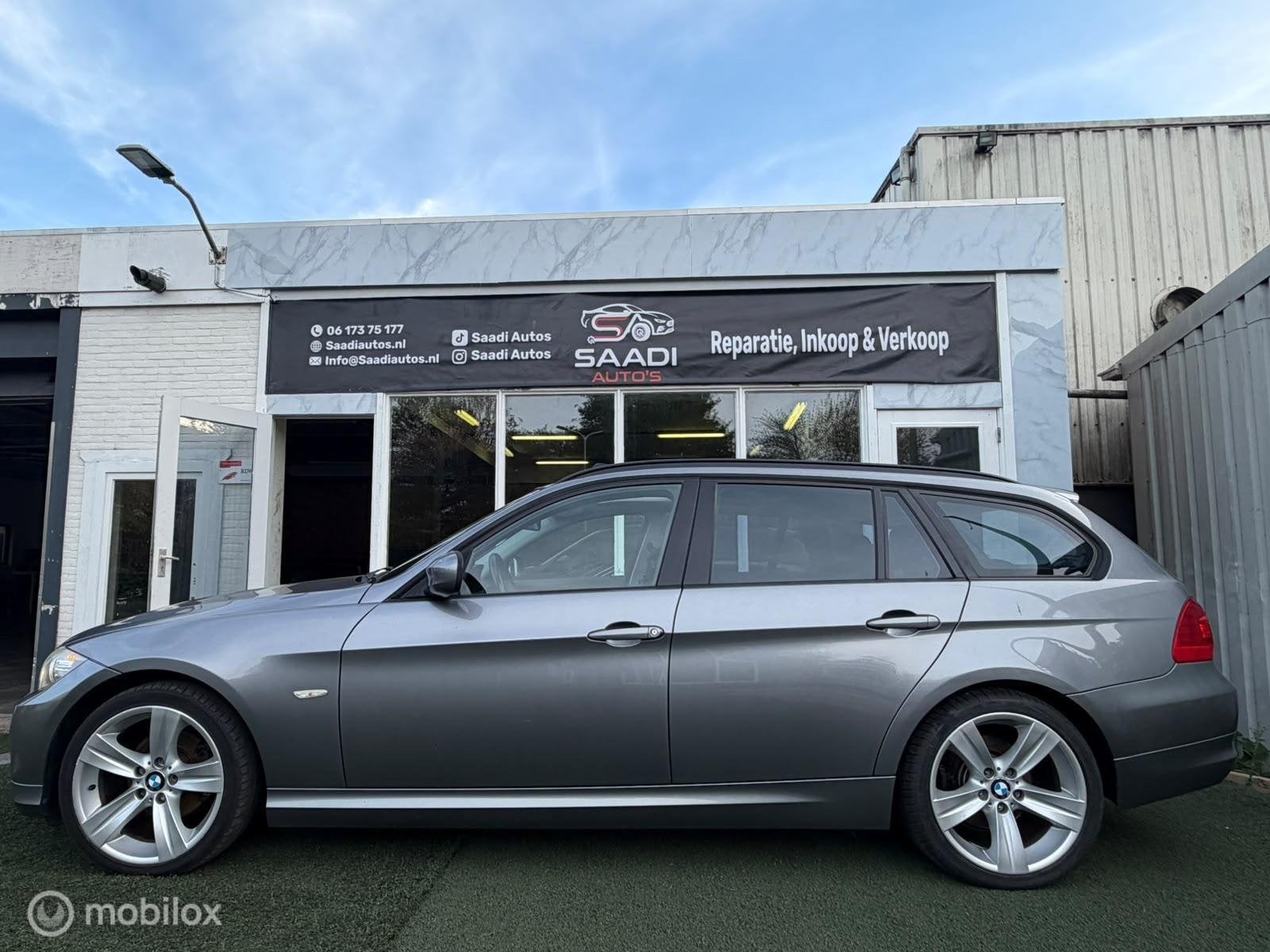 BMW 3-serie Touring 318i LET OP: oliedrukprobleem, Auto's, Euro 5, Handgeschakeld, Grijs, 1405 kg