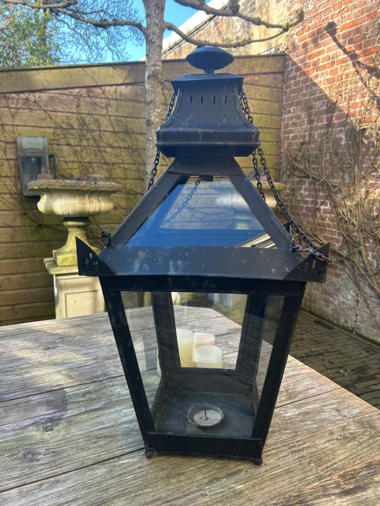 Franse lantaarn** oude lamp, Antiek en Kunst, Ophalen of Verzenden