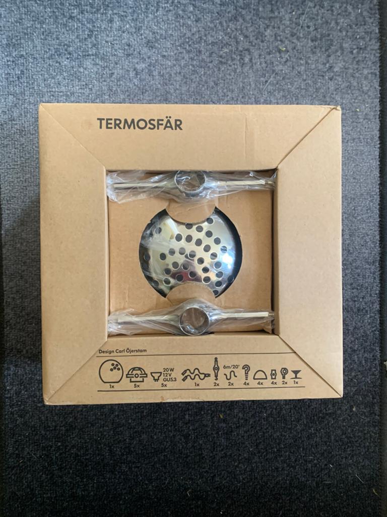 Vintage Ikea Thermosfär spotjes systeem, Halogeen, -, Metaal of Aluminium, -