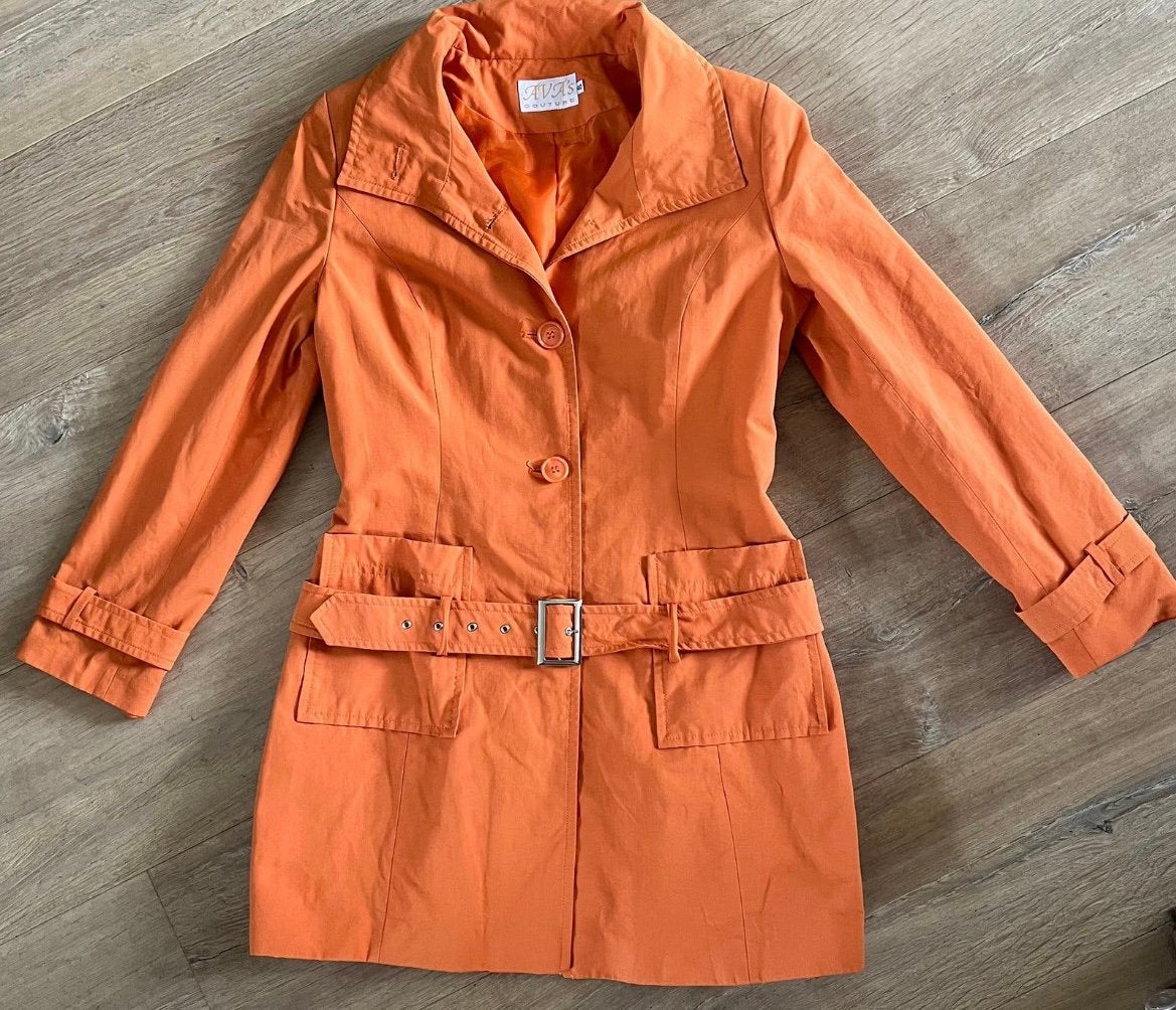 Ava’s Couture jas maat m/l, Kleding | Dames, Jassen | Zomer, Ophalen of Verzenden, Zo goed als nieuw, Maat 38/40 (M), Oranje