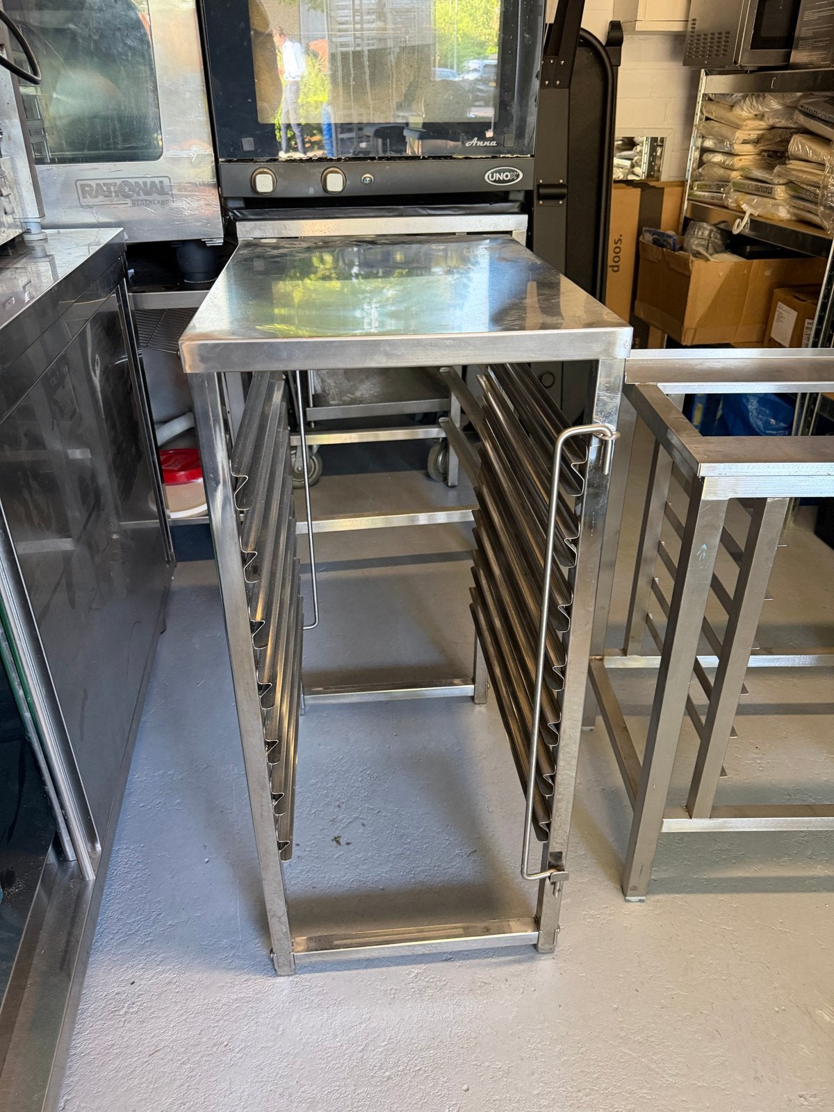 RVS oven onderstel 7 laags, Ophalen, Gebruikt