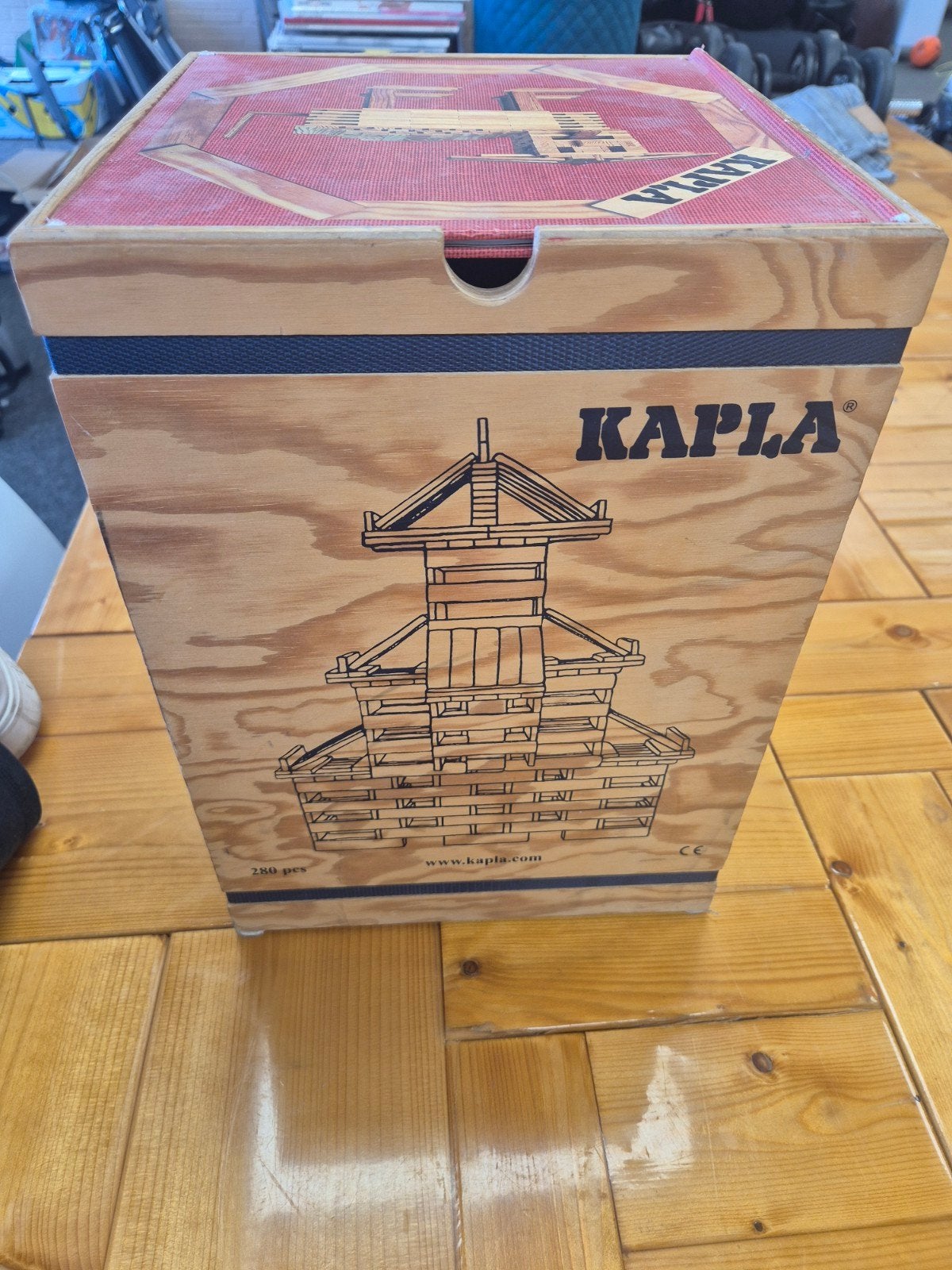 Kapla bouwblokken 280 stuks in originele houten kist, Kinderen en Baby's, Ophalen, Gebruikt, Overige merken