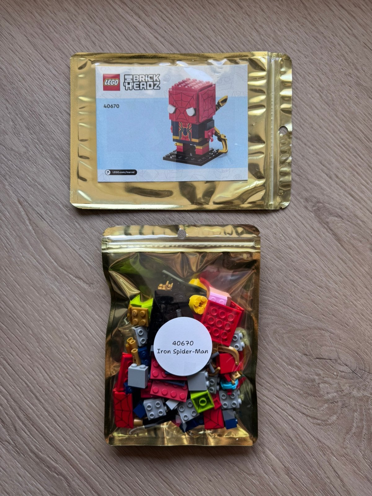 LEGO | Iron Spider-Man - BrickHeadz #40670, Gebruikt, Verzenden, BrickHeadz, Lego