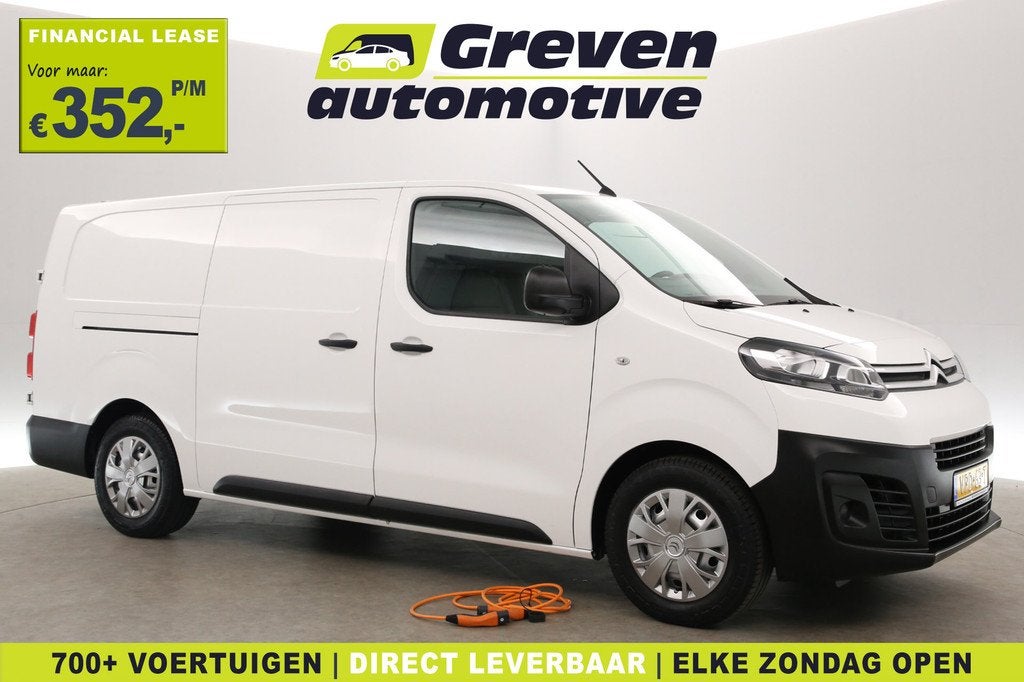 Citroën ë-Jumpy Driver XL 75kWh L3H1 | Snelladen | Airco |, 136 pk, Gebruikt, Citroën, Wit