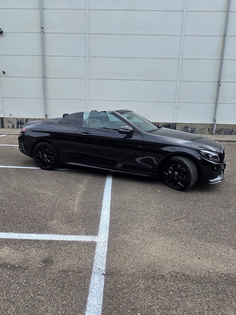 Mercedes-Benz C-Klasse C200 Cabriolet, Auto's, Stof, 1800 kg, Zwart, 4 cilinders