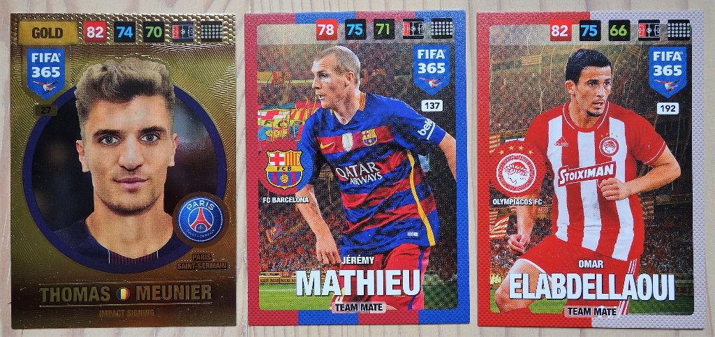 diverse Panini FIFA 365 cards/ voetbalkaarten uit 2017, Verzenden, Nieuw, Buitenlandse clubs, Poster, Plaatje of Sticker
