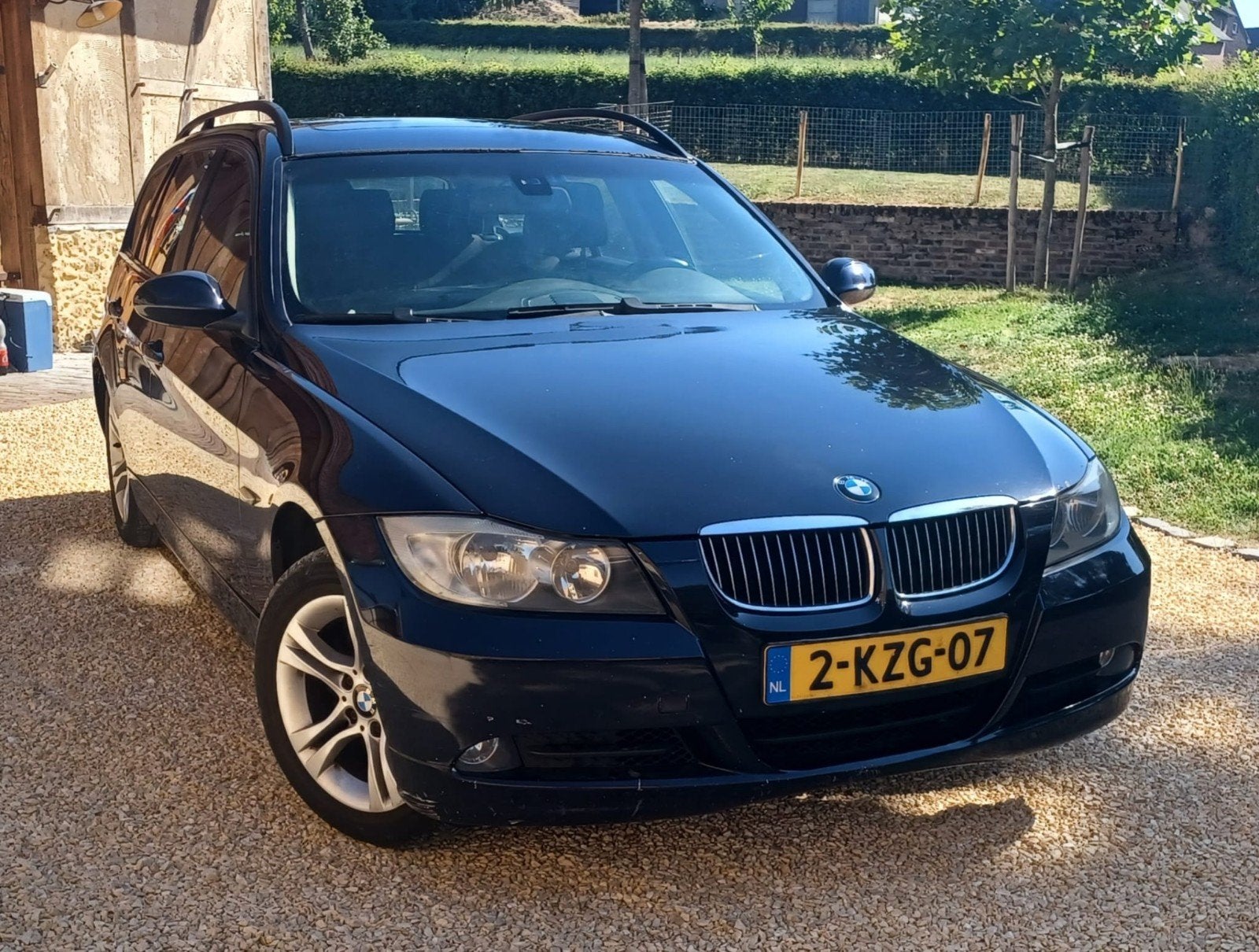 BMW 3-Serie 2.0 D 320 Touring AUT 2007 Blauw, Auto's, BMW, Automaat, 745 kg, Achterwielaandrijving, 1995 cc